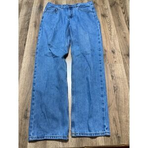 Blue Mountains Jeans, Men's Size 34x34, Blue Denim, Straight Leg, Pockets